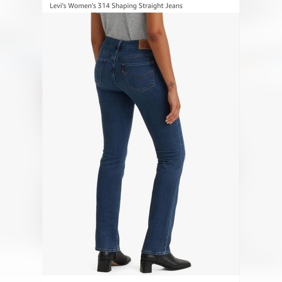 Levi's 314 Shaping Straight Leg Blue Jeans New With Tags Size 22W - Picture 7 of 17